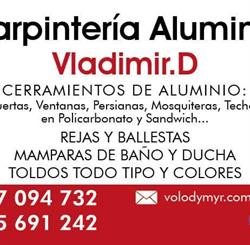 Horario de apertura Carpintería de aluminio Vladimir.D, Torrevieja