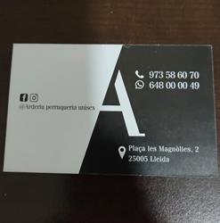 Horario de apertura Arderiu perruqueria unisex, Lleida