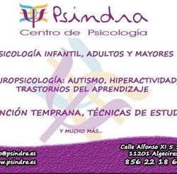 Horario de apertura Psindra Centro de Psicología, Algeciras