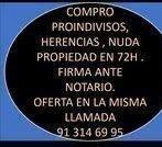 Horario de apertura Compro proindivisos compro herencias, Madrid