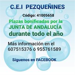 Horario de apertura Centro Educación Infantil Pezqueñines, Gelves