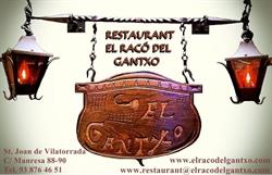 Horario de apertura Racó del Gantxo Restaurante, Sant Joan de Vilatorrada