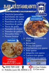Horario de apertura Bar salvadoreño 503, L'Hospitalet de Llobregat