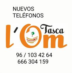 Horario de apertura Tasca L´Om, Picassent