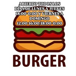 Horario de apertura Boni Burger, Catral