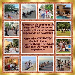 Horario de apertura Yoga For Life Institute Marbella, 