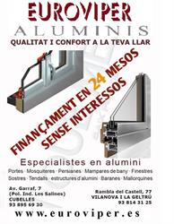 Horario de apertura Euroviper Aluminis, Cubelles