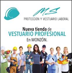 Horario de apertura MS protección y vestuario laboral, Monzón