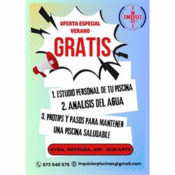 Horario de apertura INQUICLOR PISCINAS ALICANTE, Alicante