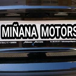 Horario de apertura Miñana Motors, Gandia