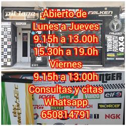 Horario de apertura Ruedas Baratas, Móstoles