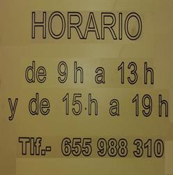 Horario de apertura Carpintería Gurria, Valdecilla
