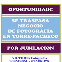 Horario de apertura Victoria Fotógrafos, Torre-Pacheco