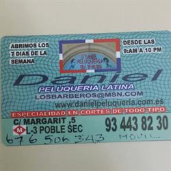 Horario de apertura Daniel Peluqueria, Barcelona