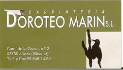 Horario de apertura Doroteo Marin, Jávea