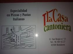 Horario de apertura La Casa Cantoniera, Benidorm