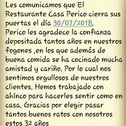 Horario de apertura Casa Perico, Telde