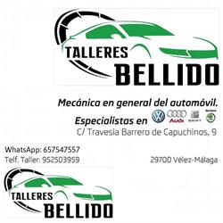 Horario de apertura Talleres Bellido, Vélez-Málaga