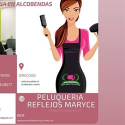 Horario de apertura Peluquería Reflejos Maryce, Alcobendas