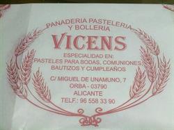 Horario de apertura Panadería Pastelería Bollería Vicens en Orba,