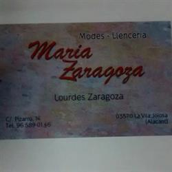 Horario de apertura Moda María Zaragoza, La Vila Joiosa