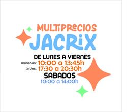 Horario de apertura Multiprecios Jacrix, Yecla