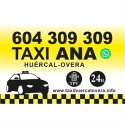 Horario de apertura TAXI HUÉRCAL OVERA ANA, Huércal-Overa