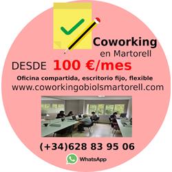 Horario de apertura Coworking Obiols Martorell, 