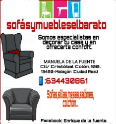 Horario de apertura Sofasymuebleselbarato, Malagón