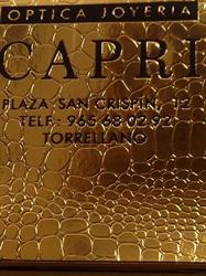 Horario de apertura Optica Joyería Capri, Torrellano