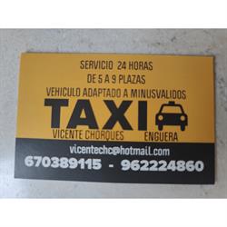 Horario de apertura Taxis Chorques, Enguera
