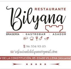 Horario de apertura Bilyana, Villena