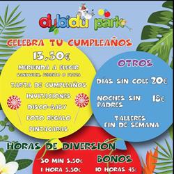 Horario de apertura Dubidu Park, Madrid