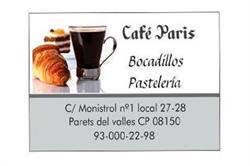 Horario de apertura Cafe paris, Parets del Valles