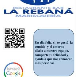 Horario de apertura Marisquería La Rebaná, Manzanares
