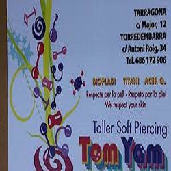 Horario de apertura Piercings Tom-Yam, Torredembarra