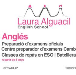Horario de apertura Laura Alguacil English School, Almassora