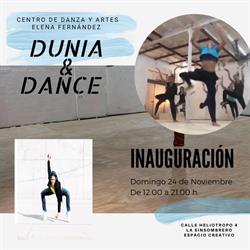 Horario de apertura DUNIA & DANCE. Centro de Danza y Artes. Elena Fernández, Sevilla