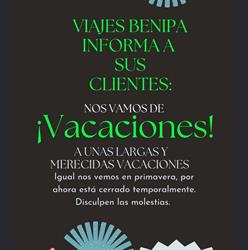 Horario de apertura Viajes Benipa, Silla
