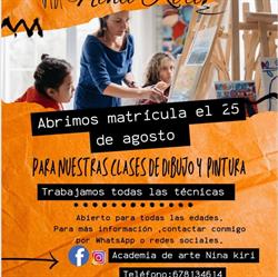 Horario de apertura Academia de Arte Nina Kiri, Cuarte de Huerva