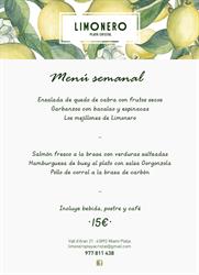 Horario de apertura Restaurante Limonero, Miami-Platja