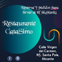 Horario de apertura Restaurante CataSimo, Santa Pola