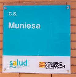 Horario de apertura Centro de Salud de Muniesa., 