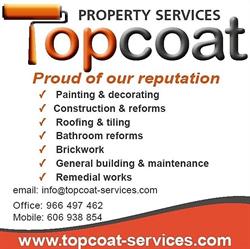 Horario de apertura Topcoat Property Services, Moraira