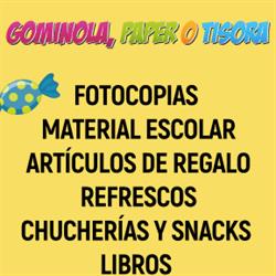 Horario de apertura Gominola, paper o tisora, Vinaròs