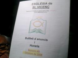 Horario de apertura Iglesia Evangélica Sant Vicenç dels Horts, Sant Vicenç Dels Horts