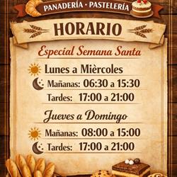 Horario de apertura Panadería Pastelería Cañada Real, Guadalcacin