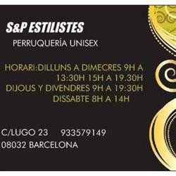 S&P Estilistes en Barcelona (Horta-Guinardó) - Horario de apertura