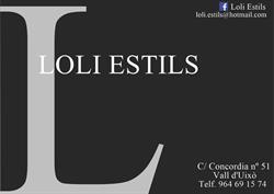 Horario de apertura Loli Estils, La Vall d'Uixó
