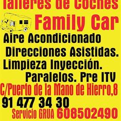 Talleres Family Car en Madrid (Puente De Vallecas) - Horario de apertura
